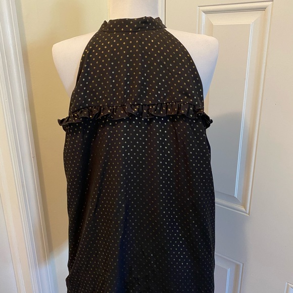 Supply & Demand Gold Star Cold Shoulder Blouse New - Picture 10 of 12
